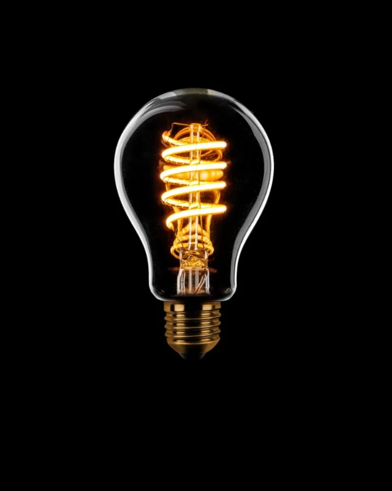 Standaardlamp Filament spiraal LED 8w E27 240v 1800k dimbaar helder fra ETH – produktbillede
