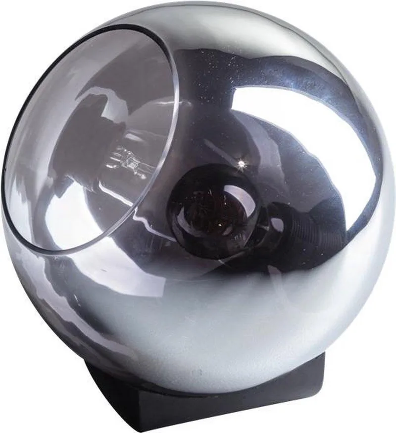 Tafellamp Orb 25cm Smoke Glass fra ETH i Sort – produktbillede