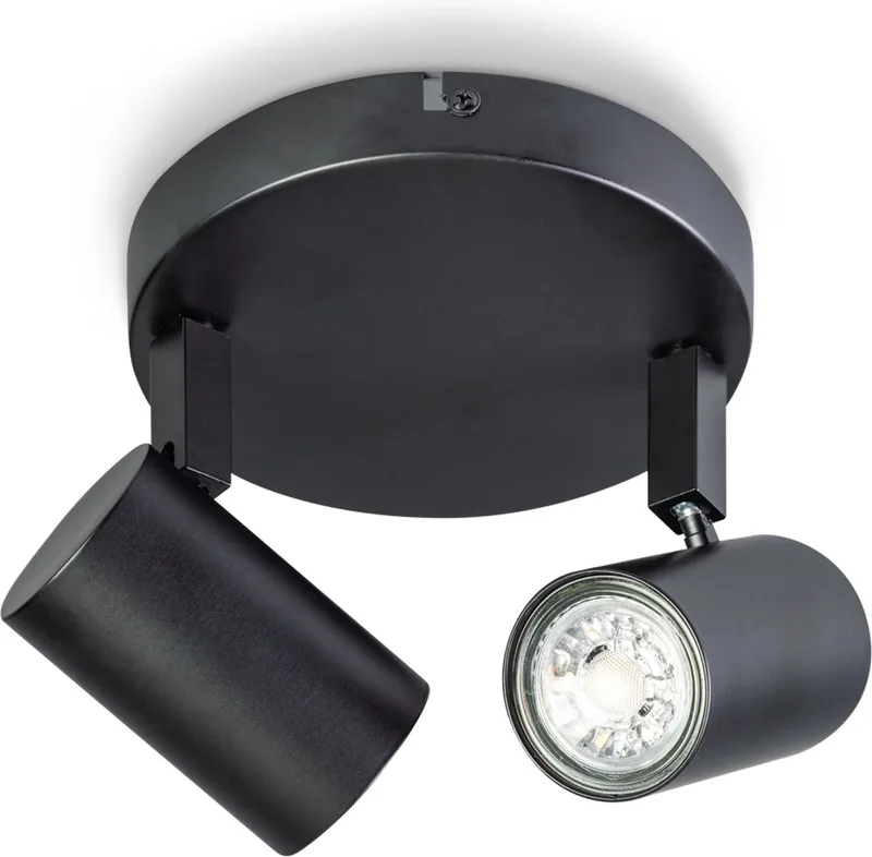 The Common - Spot - GU10 - 2 Lichtbronnen fra ETH i Sort – produktbillede
