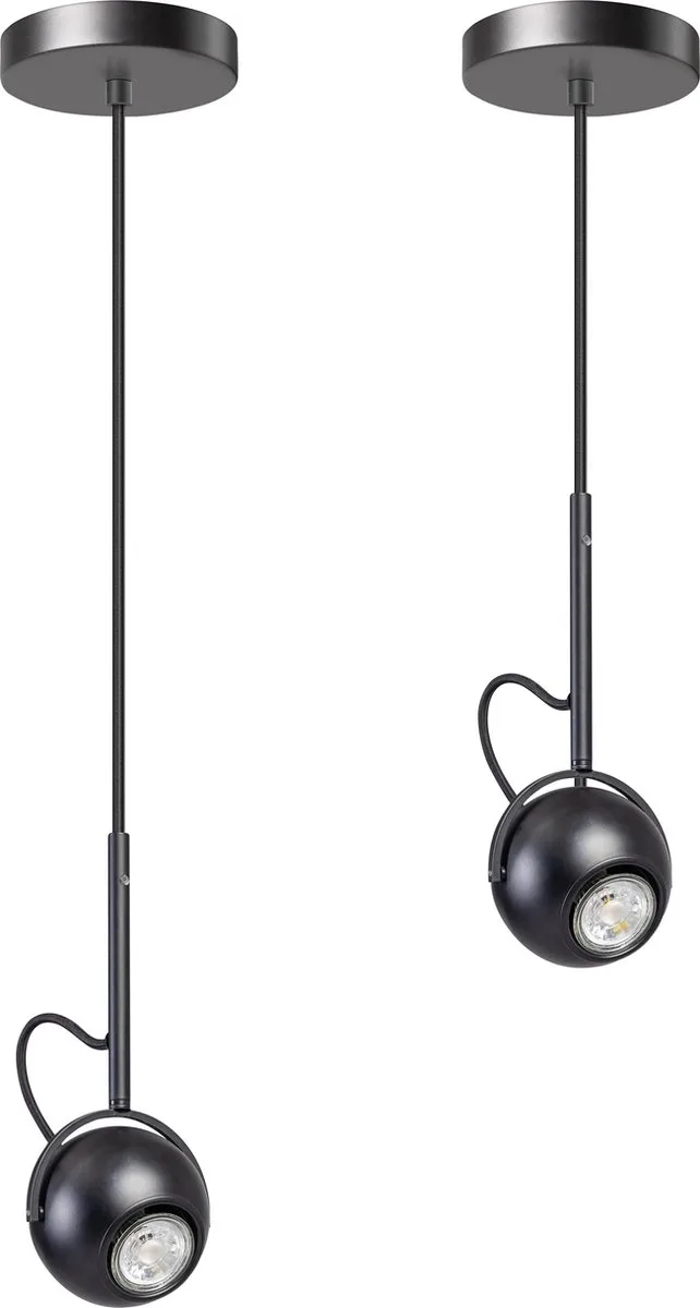 The Eye hanglamp - GU10 - Aan/Uit op kopje fra ETH i Sort – produktbillede