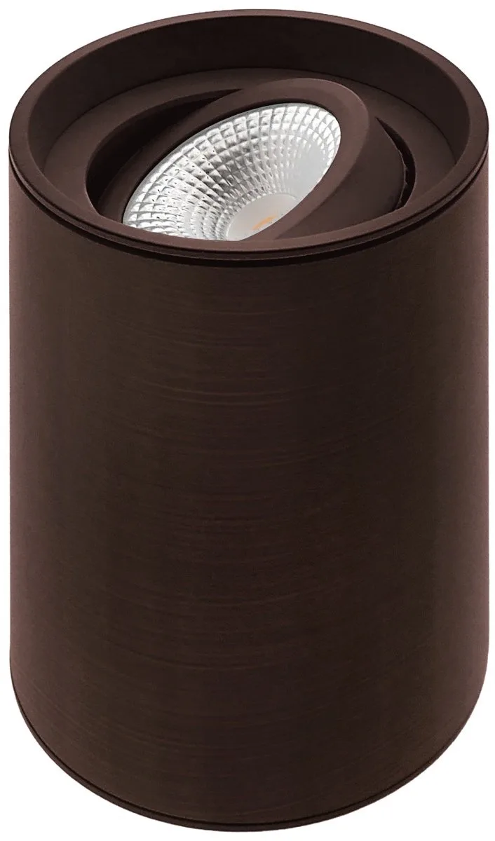 Viggo Opbouwspot rond kantelbaar GU10 fitting de ETH en Anodic Brown – photo produit