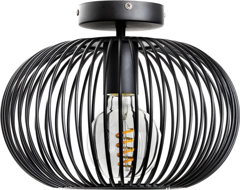 Wire 2.0 Plafonniere Ø30 CM van ETH in Zwart – productfoto
