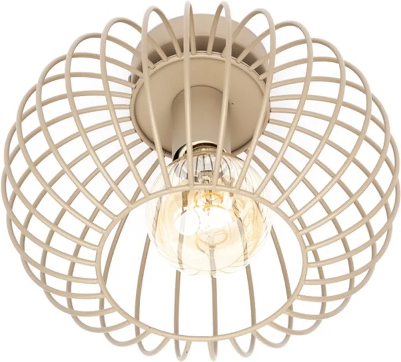 Wire plafonniere W30cm/H23cm 1 x E27 mat fra ETH i Zand – produktbillede