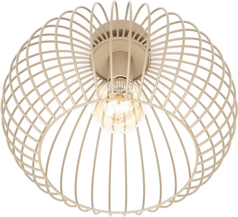 Wire plafonniere W40cm/H28,5cm 1 x E27 mat de ETH en Zand – photo produit