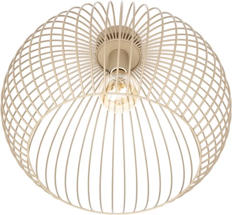 Wire plafonniere W50cm/H35cm mat by ETH in Zand – product photo