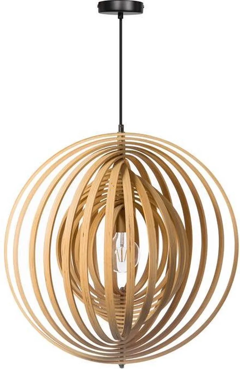 Woody - Hanglamp - Hout - Verstelbaar by ETH in Brown – product photo