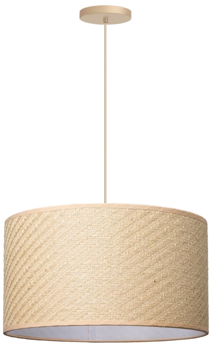 Zizal Hanglamp Dia. 45cm 1 X e27 Incl pendel 3 meter fra ETH i Creme – produktbillede
