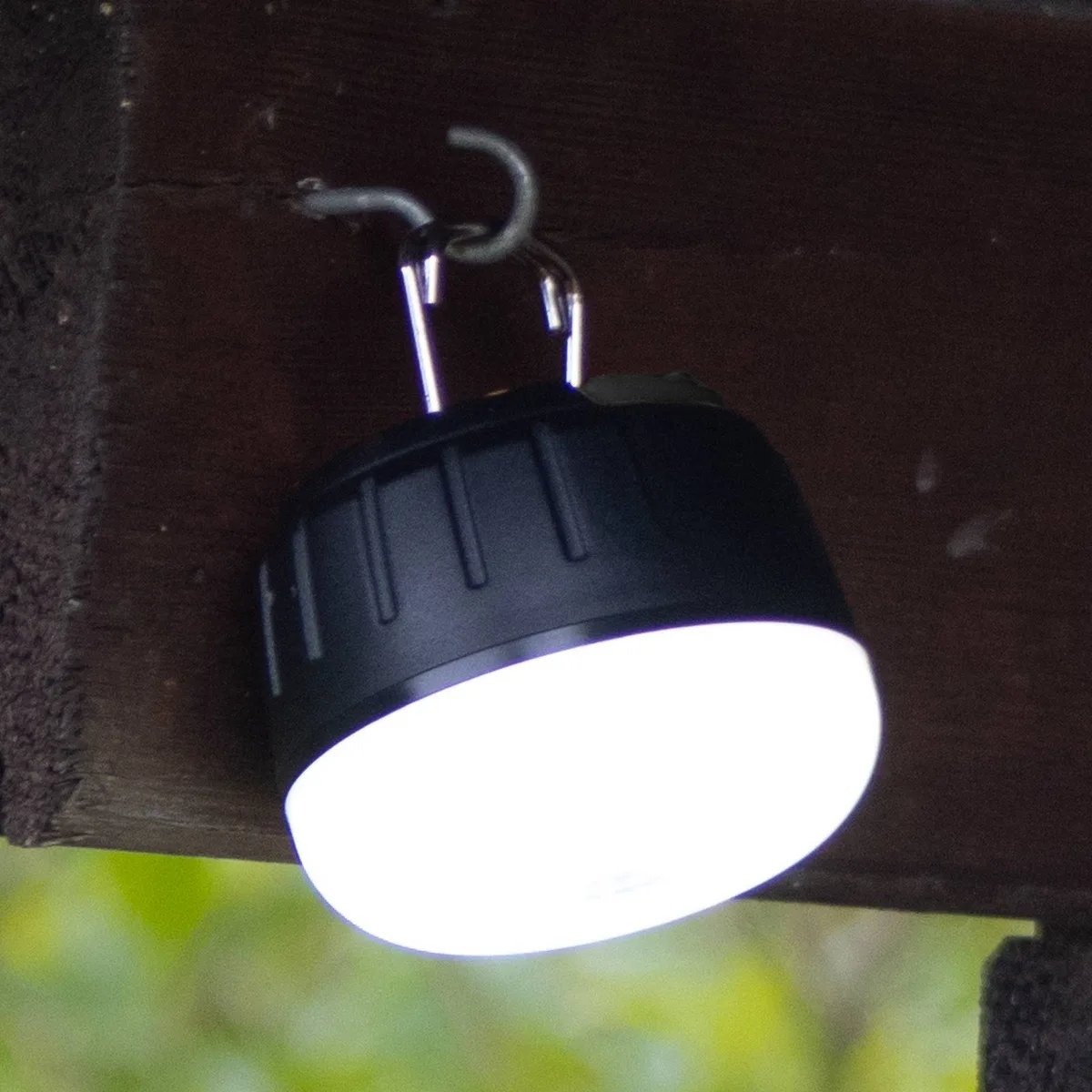 LED buitenlamp op accu 850948, zwart/wit, Ø 7 cm, kunststof von FH Lighting in Schwarz, Weiß – Produktfoto