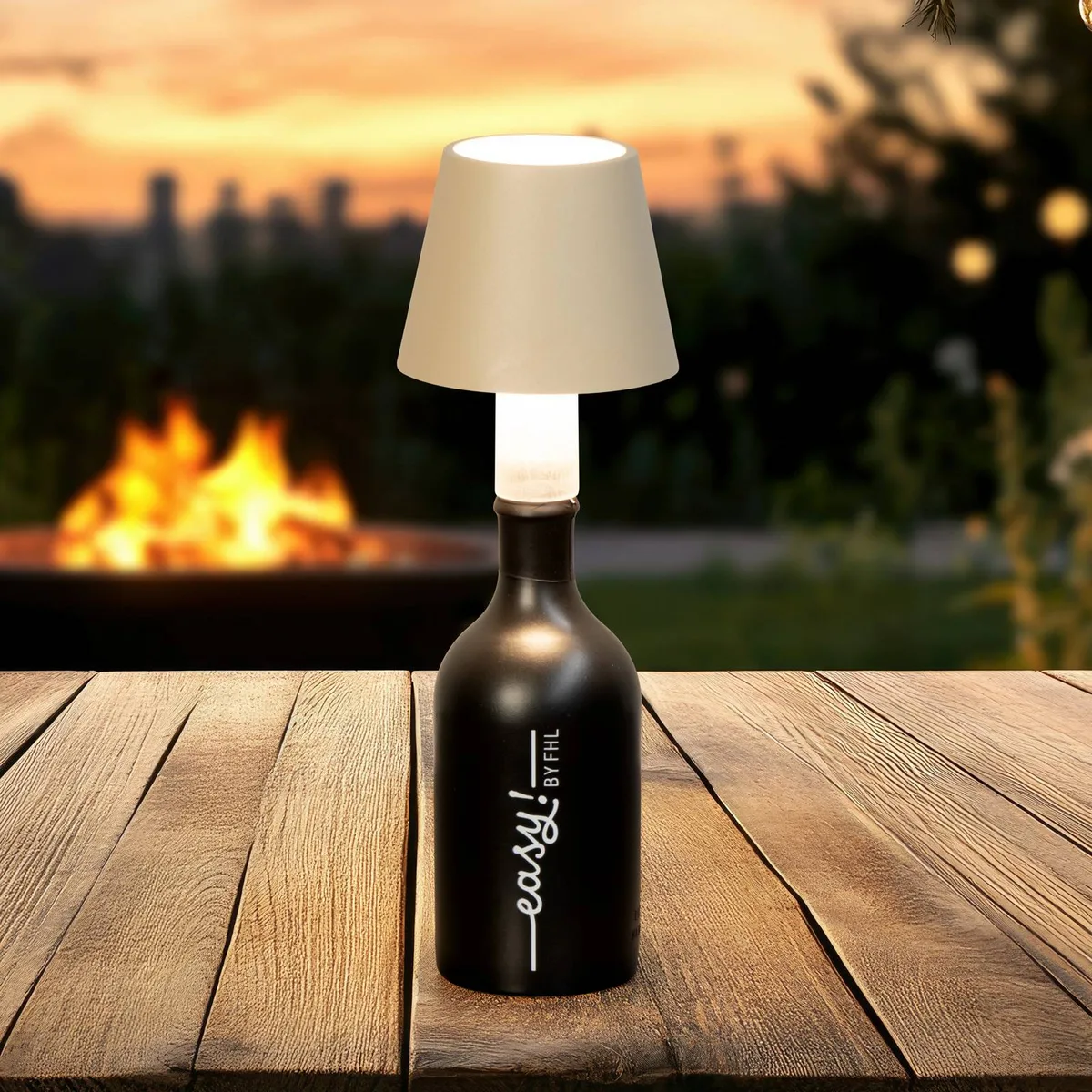 LED-fleslamp Fiocco, CCT, IP54, dimbaar van FH Lighting in Zandkleurig – productfoto