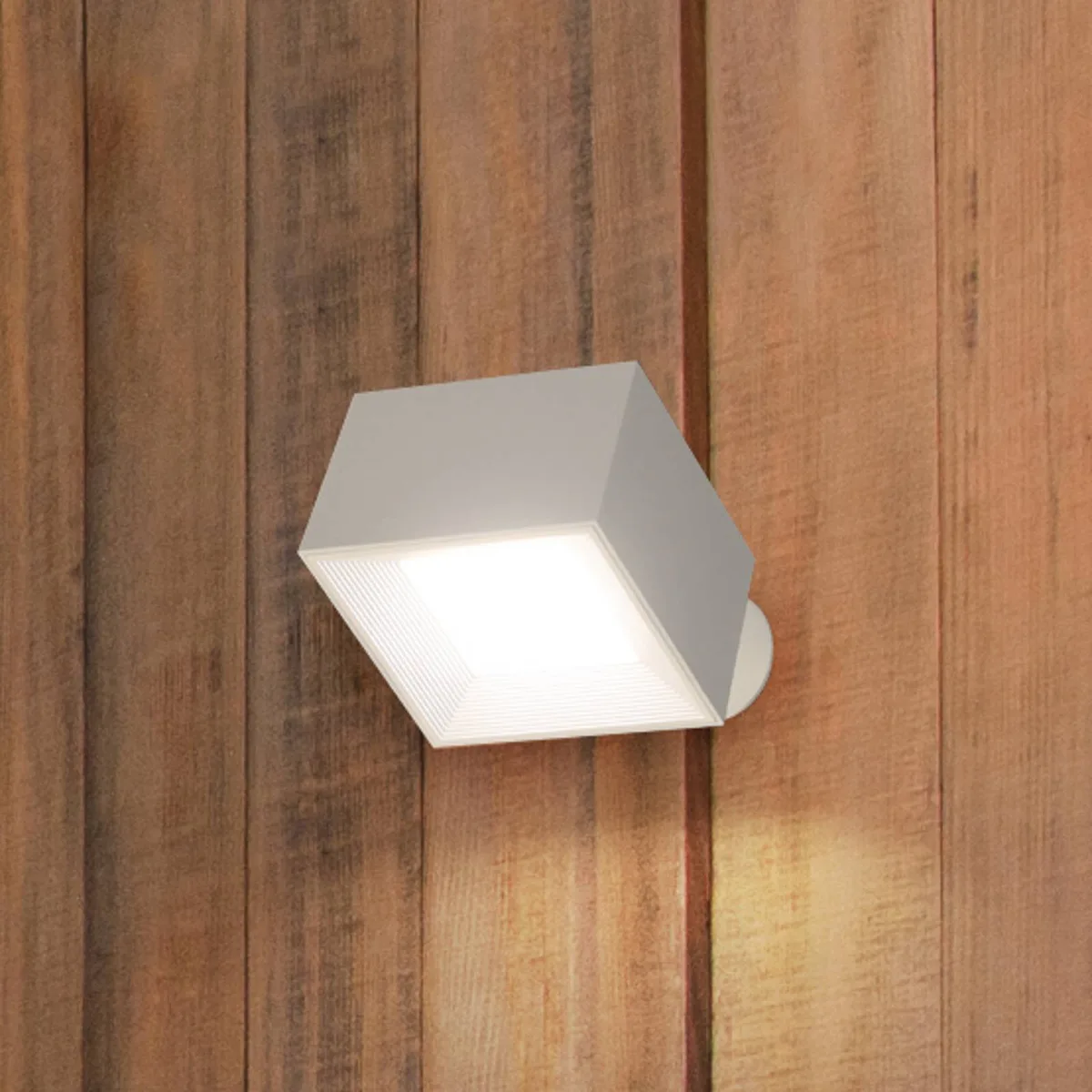LED oplaadbare wandspot Magnetics, kubusvormig, dimbaar, CCT de FH Lighting en Blanc – photo produit