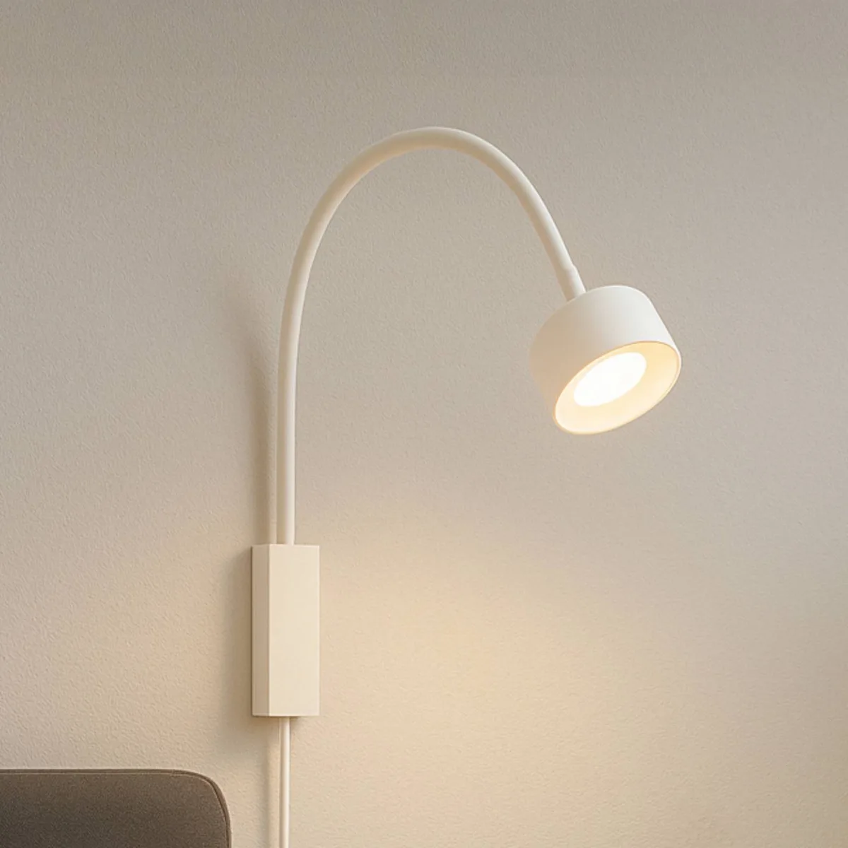 LED wandspot Magnetics flex, dimbaar, CCT de FH Lighting en Blanc – photo produit