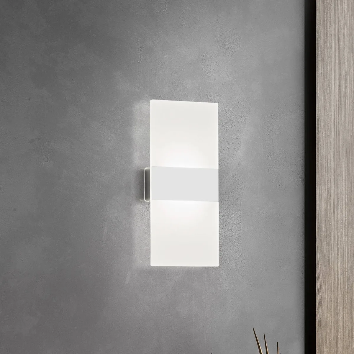 Magnetics LED wandlamp, dimbaar, 22,5 cm hoog van FH Lighting in Wit – productfoto