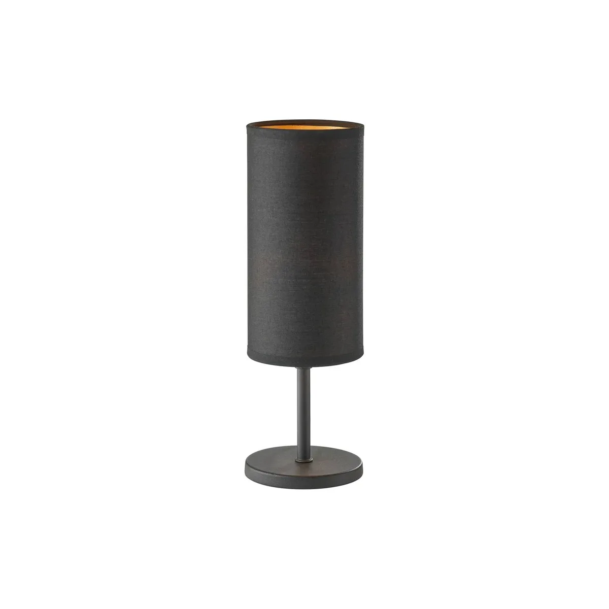 Tafellamp Kira, stoffen kap de FH Lighting en Noir – photo produit
