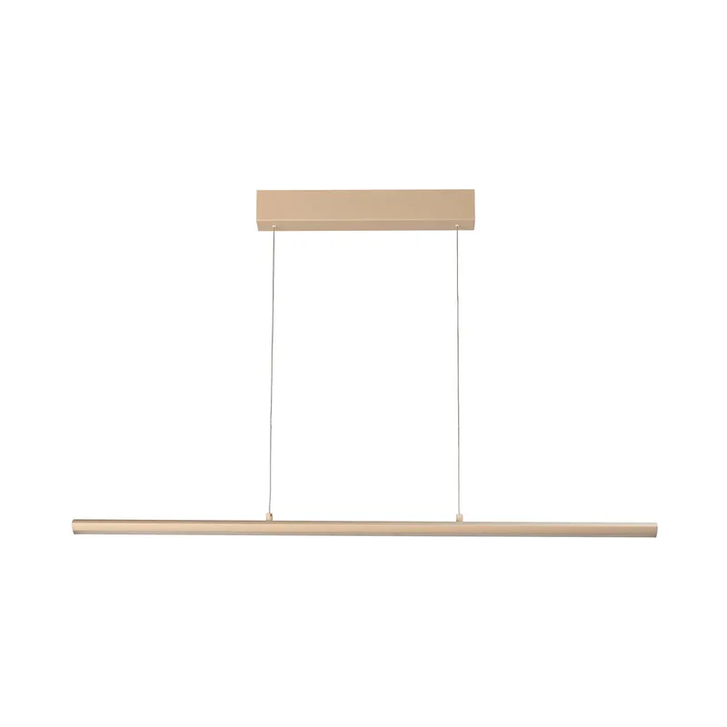 LED hanglamp Borena, zandkleurig, lengte 113 cm, metaal by Fischer & Honsel in Zand – product photo