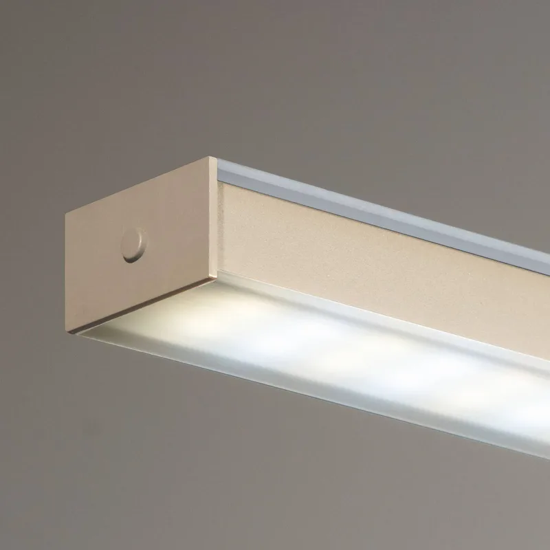 LED hanglamp Valeno, zandkleurig, lengte 115 cm, CCT, touchdimmer från Fischer & Honsel i Kräm – produktbild