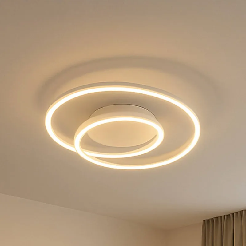 LED plafondlamp HOLY, zandkleurig, Ø 49 cm, afstandsbediening, CCT, dimbaar från Fischer & Honsel i Kräm – produktbild