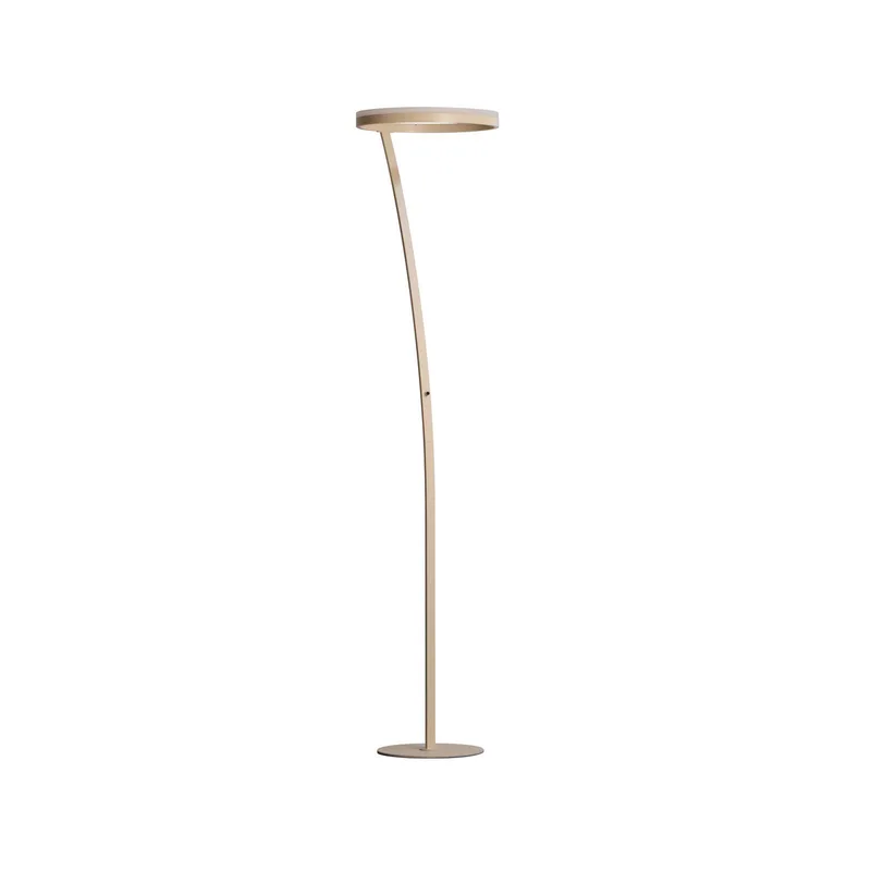LED vloerlamp Sirko, zandkleurig, hoogte 177 cm, metaal, CCT från Fischer & Honsel i Zand – produktbild