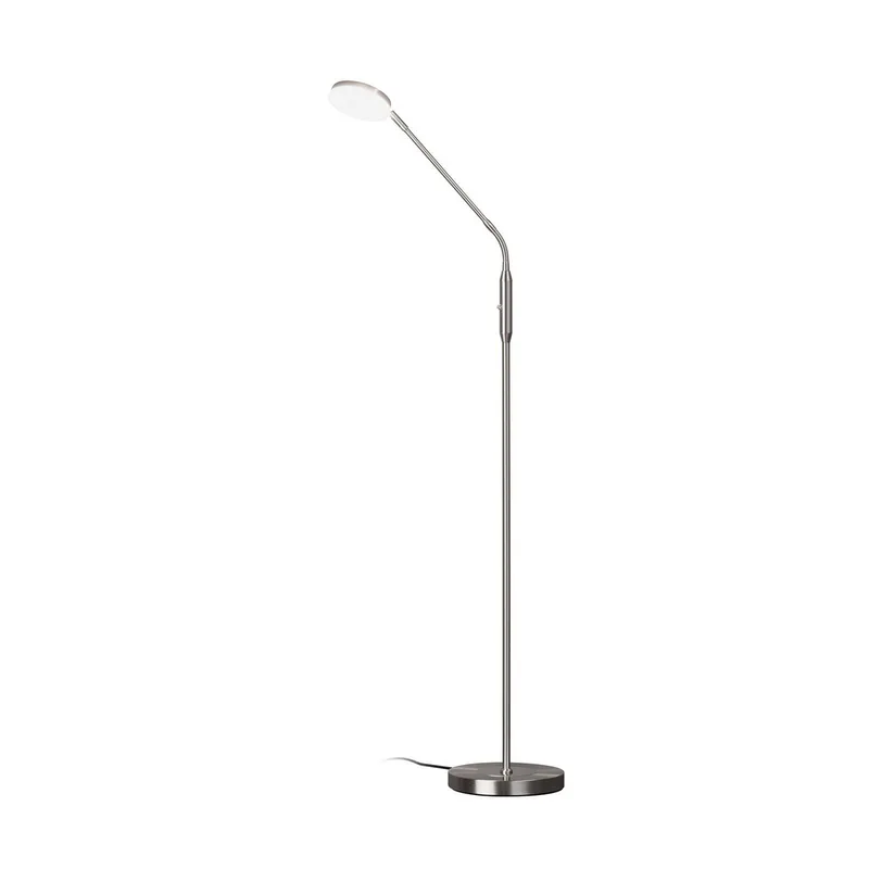 LED vloerlamp Sorento hoogte 138 cm, CCT, touchdimmer de Fischer & Honsel en Nikkel – photo produit