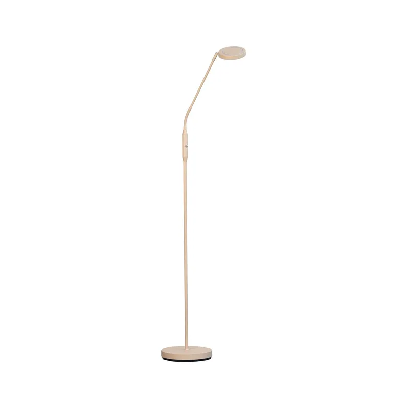 LED vloerlamp Sorento, hoogte 138 cm, metaal, CCT från Fischer & Honsel i Zandkleurig – produktbild