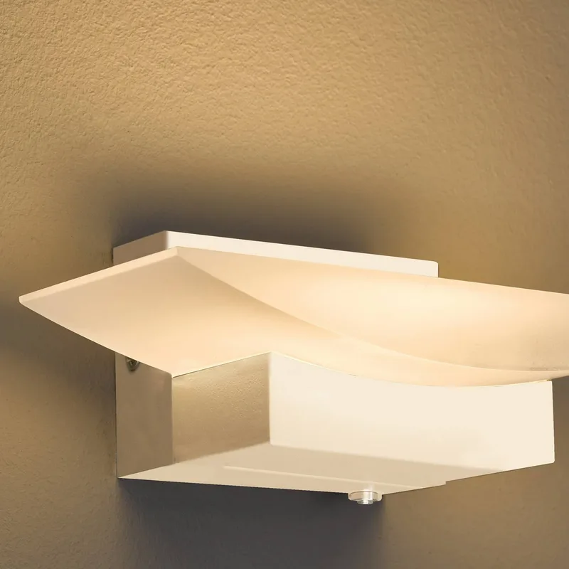LED wandlamp Bowl TW, CCT breedte 20 cm, zandkleurig fra Fischer & Honsel i Zandkleurig, Wit gesatineerd – produktbillede