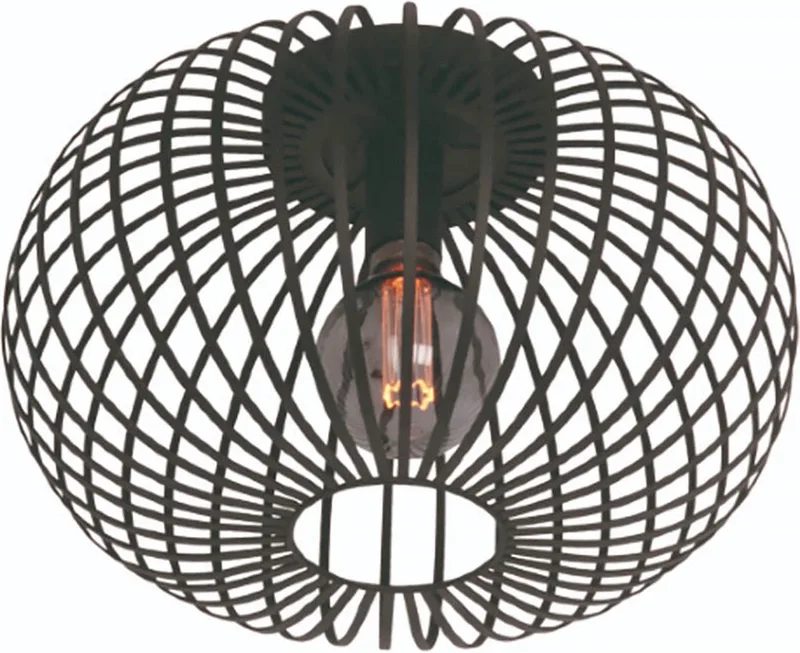 Agila Plafondlamp 1 lichts d:40cm - Modern fra Freelight i Sort – produktbillede