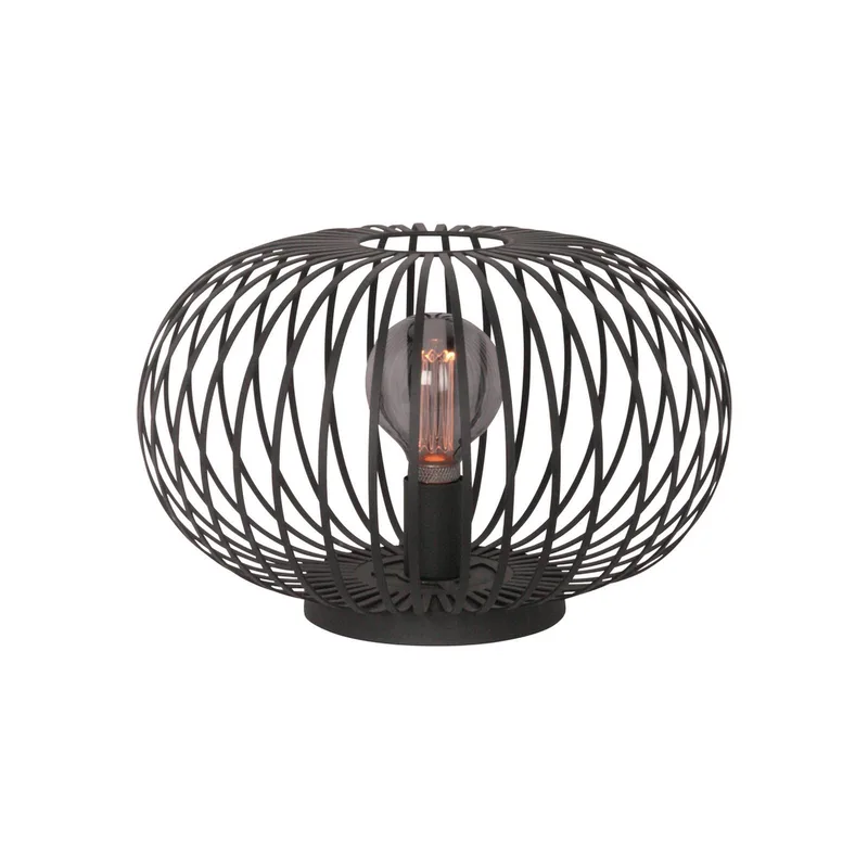 Aglio tafellamp, Ø 40 cm, metaal fra Freelight i Sort – produktbillede