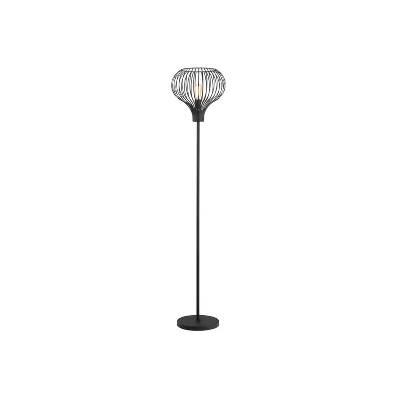 Aglio vloerlamp, hoogte 180 cm, metaal von Freelight in Schwarz – Produktfoto