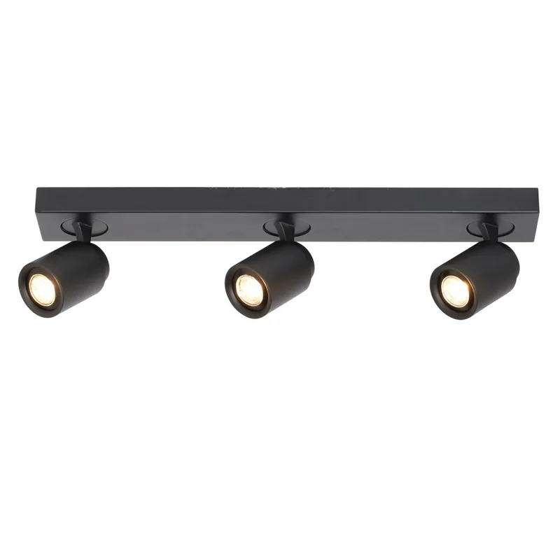 Balkspot | 54 cm | Razza spots | 3 lichts | GU10 | zwart | metaal | moderne verlichting de Freelight – photo produit