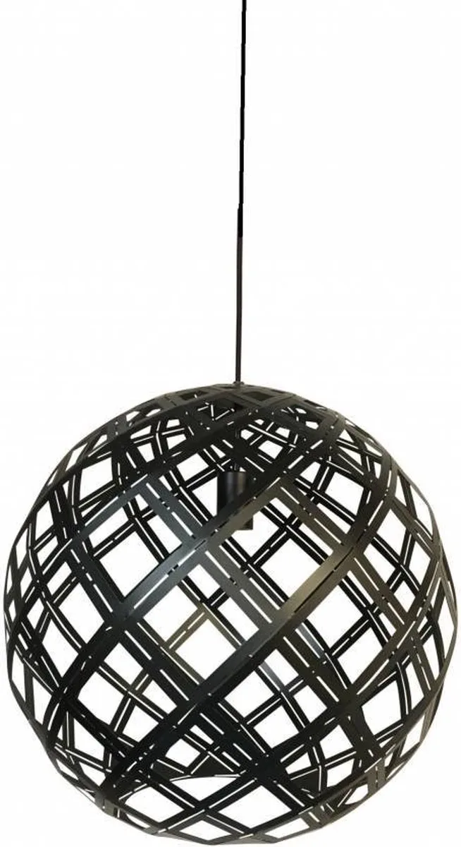 Emma hanglamp - bollamp - kap Ø40 cm - E27 - in hoogte verstelbaar tijdens installatie fra Freelight i Sort – produktbillede