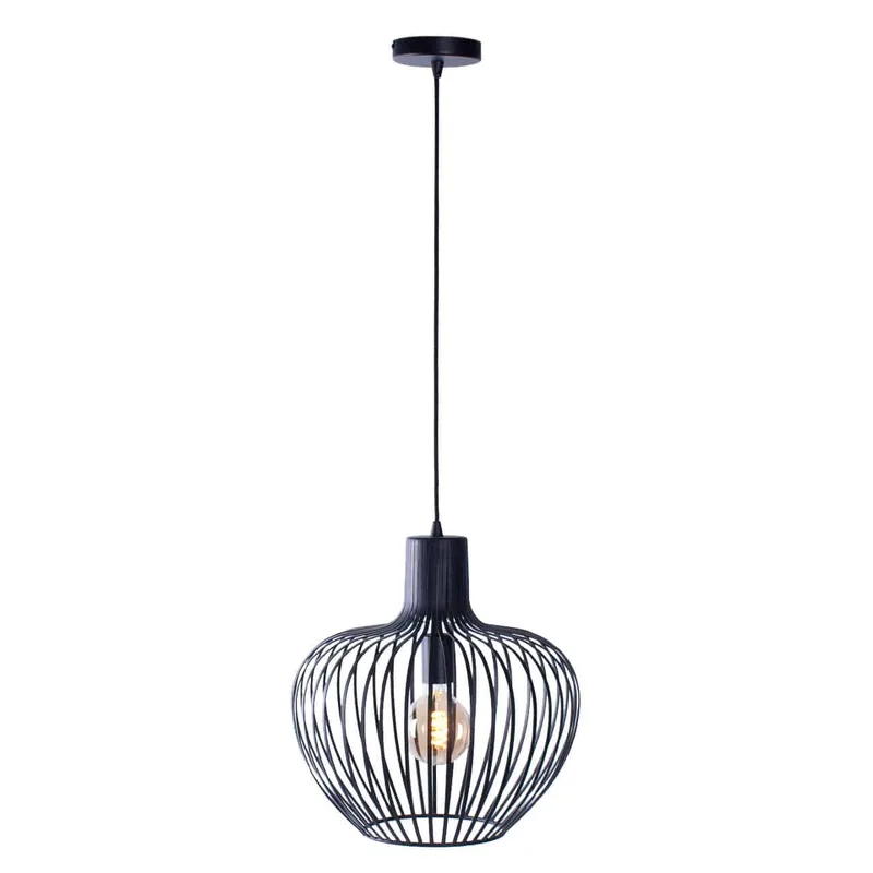 Hanglamp | 38 cm | Arraffone | E27 | zwart | metaal | moderne trendy decoratieve verlichting von Freelight – Produktfoto 1 von 3