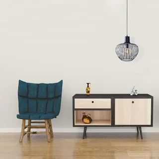 Hanglamp | 38 cm | Arraffone | E27 | zwart | metaal | moderne trendy decoratieve verlichting von Freelight – Produktfoto 2 von 3