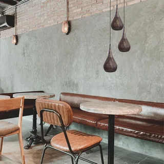 Hanglamp | 38 cm | Fori hanglampen | 3 lichts | E27 | bruin zwart | metaal | industriële moderne de Freelight – photo produit 2 sur 3