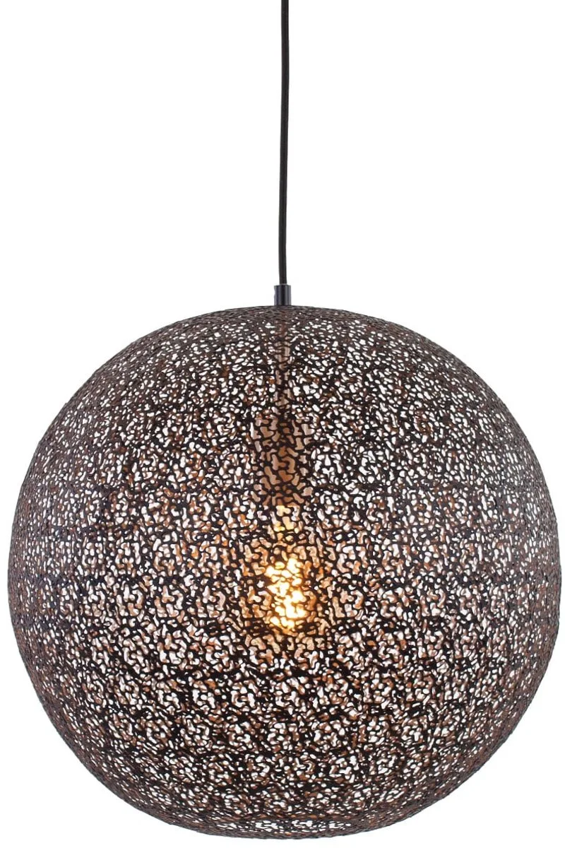 Hanglamp | 40 cm | Oronero lampen | E27 | zwart | metaal | modern sfeervol fra Freelight i Guld – produktbillede