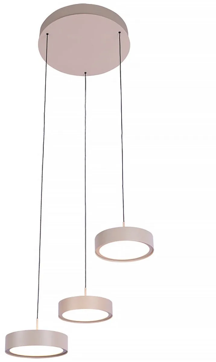 Hanglamp Alieno 3 lichts Ø 33 cm comfortlift von Freelight in Beige – Produktfoto