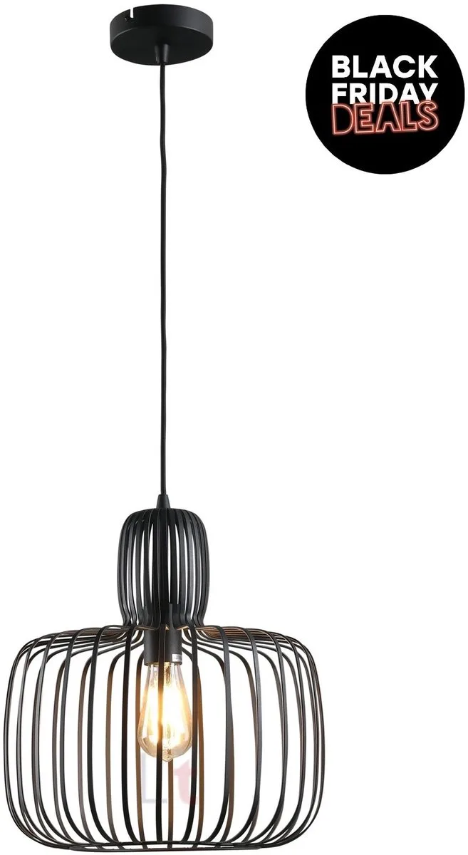 Hanglamp Costola Ø 45 cm från Freelight i Svart – produktbild