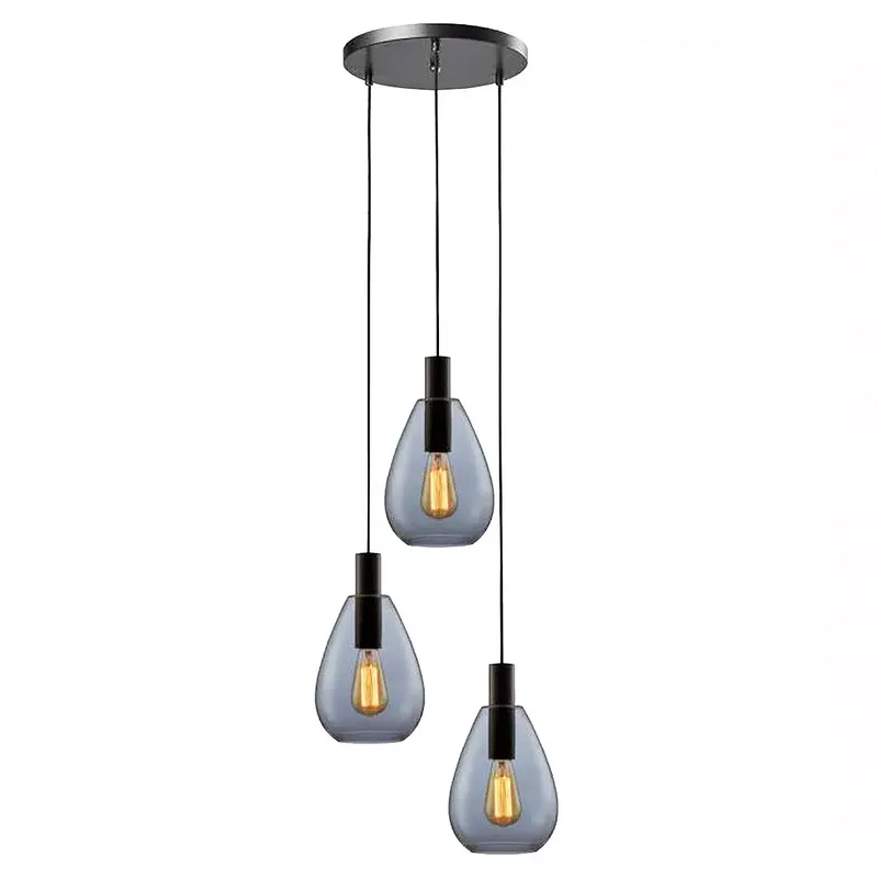 Hanglamp Dorato 3 lichts Ø 35 cm zwart de Freelight – photo produit