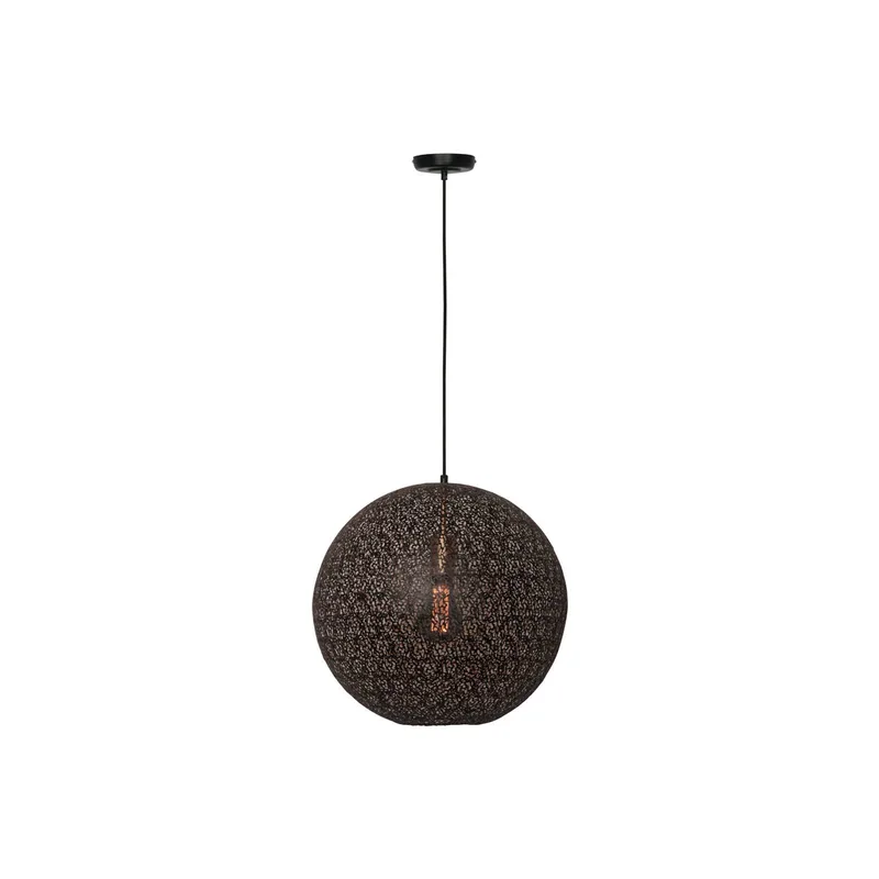 Hanglamp Oronero, Ø 40 cm, zwart/goud, metaal by Freelight in Black, Gold – product photo