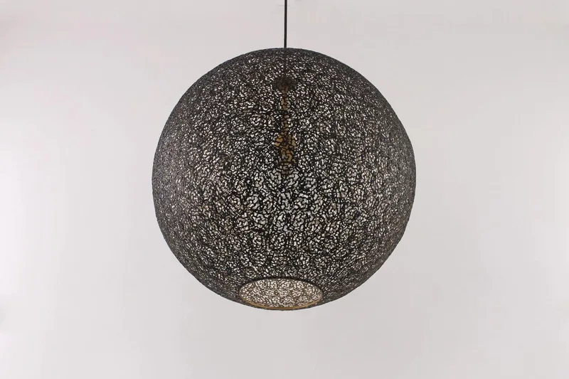 Hanglamp Oronero Ø 50 cm zwart-goud van Freelight in Zwart – productfoto