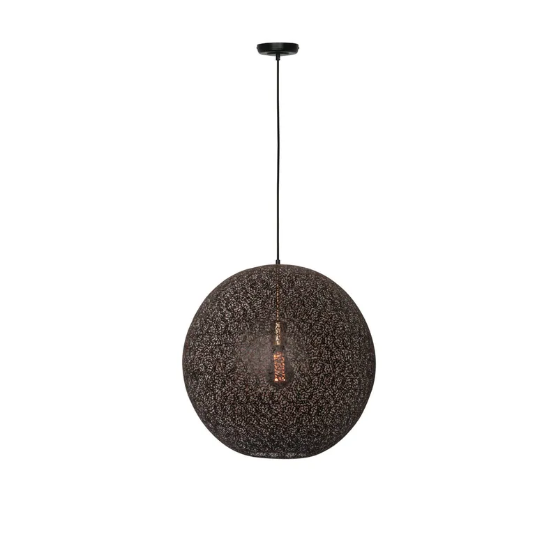 Hanglamp Oronero, Ø 60 cm, zwart/goud, metaal de Freelight en Noir, Or – photo produit