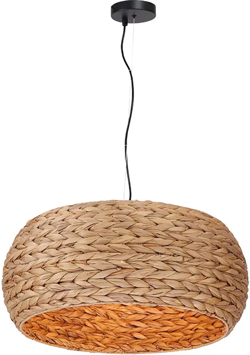 Hanglamp Tessa Ø 60 cm zeegras fra Freelight i Beige – produktbillede