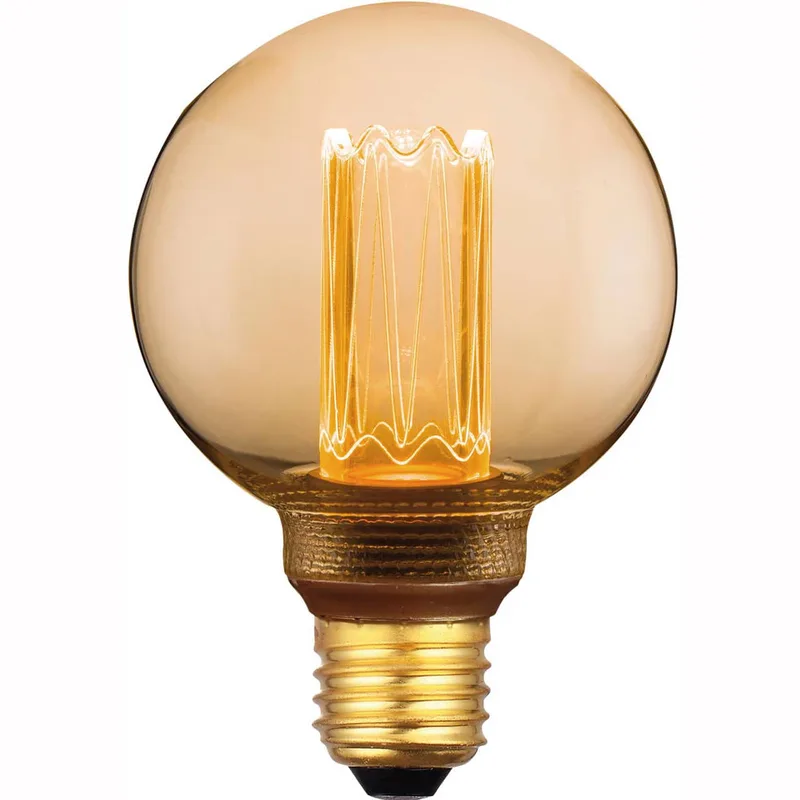 LED lamp | goud | dimbaar | E27 | 5 watt | Ø80 mm | 1800 Kelvin | 200 lumen | 240 volt de Freelight – photo produit