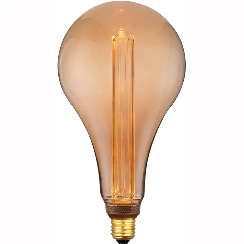 LED lamp | goudkleurig glas | dimbaar | E27 | 5 watt | Ø165 mm | 2000 Kelvin | 200 lumen | 240 volt de Freelight – photo produit