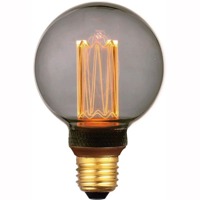 LED lamp | smoke glas | dimbaar | E27 | 5 watt | 80 mm | 2000 Kelvin | 100 lumen | 240 volt von Freelight – Produktfoto