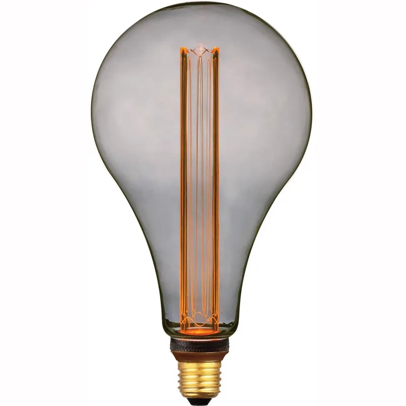 LED lamp | smoke glas | dimbaar | E27 | 5 watt | Ø165 mm | 2000 Kelvin | 100 lumen | 240 volt von Freelight – Produktfoto