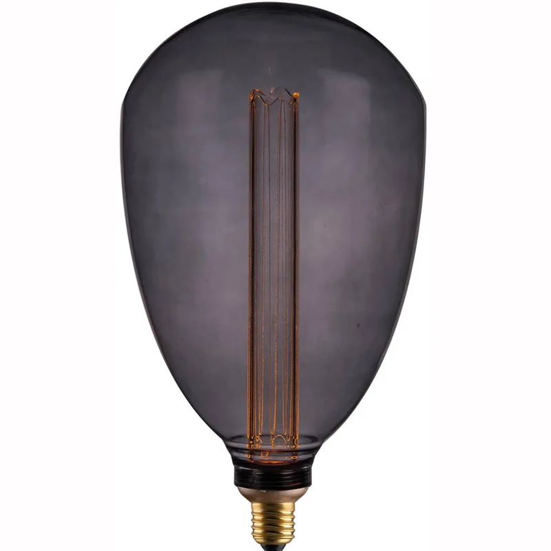 LED lamp | smoke glas | dimbaar | E27 | 5 watt | Ø170 mm | 2000 Kelvin | 100 lumen | 240 volt von Freelight – Produktfoto