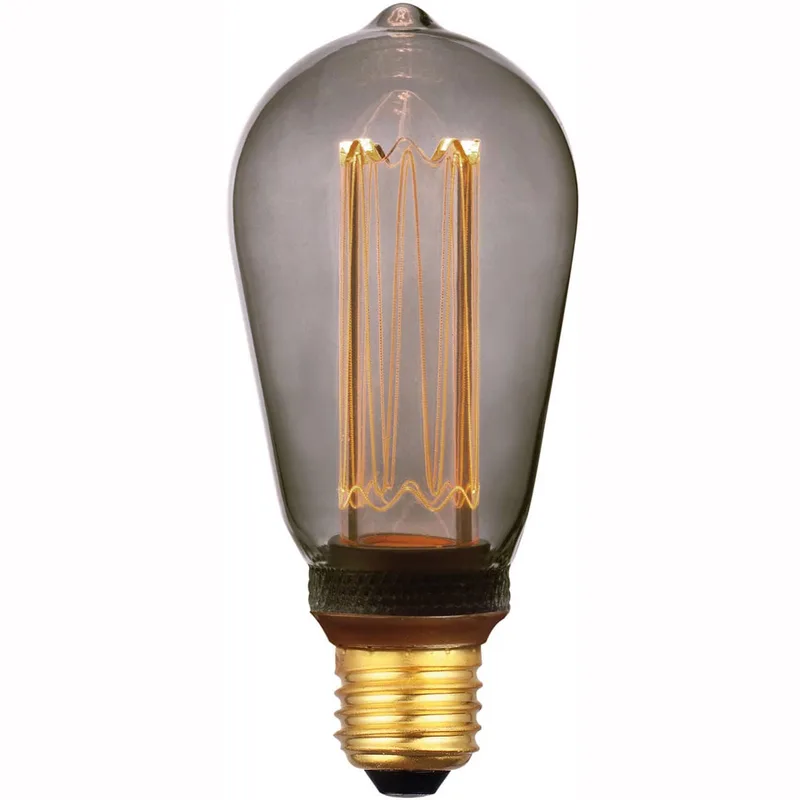 LED lamp | smoke glas | dimbaar | E27 | 5 watt | Ø64 mm | 2000 Kelvin | 100 lumen | 240 volt de Freelight – photo produit