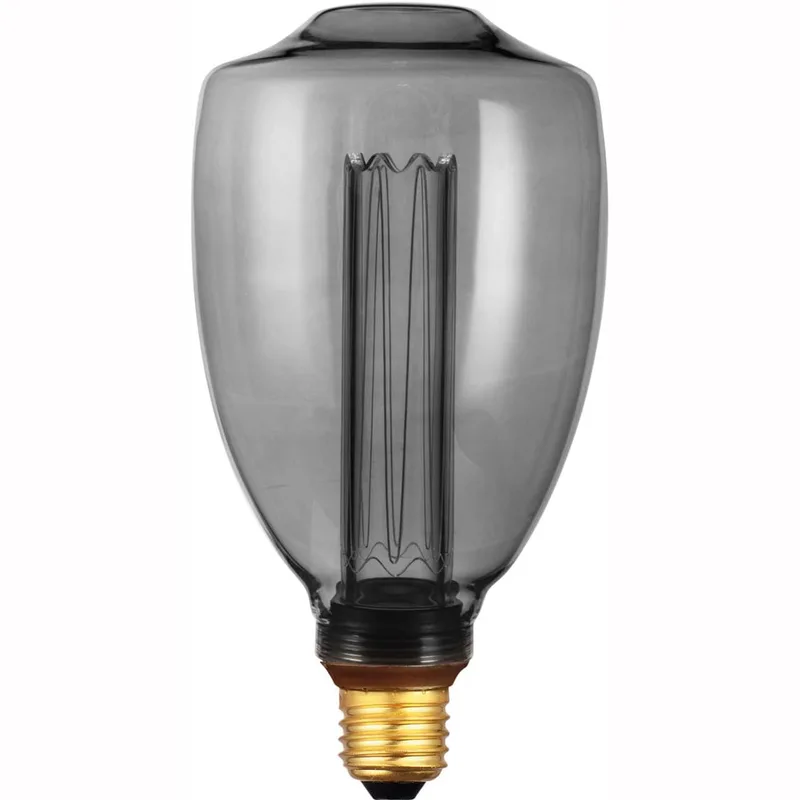 LED lamp | smoke glas | dimbaar | E27 | 5 watt | Ø90 mm | 2000 Kelvin | 100 lumen | 240 volt von Freelight – Produktfoto