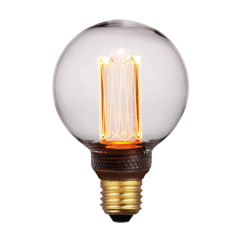 LED lamp | transparant | dimbaar | E27 | 5 watt | Ø80 mm | 1800 Kelvin | 200 lumen | 240 volt von Freelight – Produktfoto