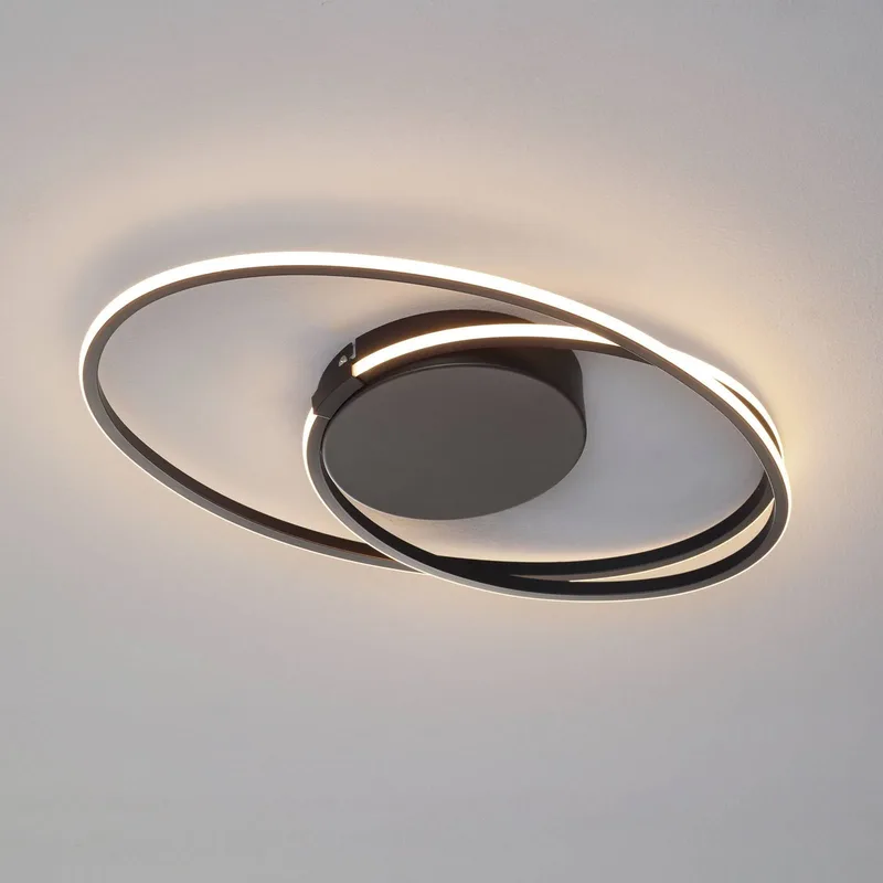 LED plafondlamp Ophelia, zwart de Freelight en Blanc – photo produit