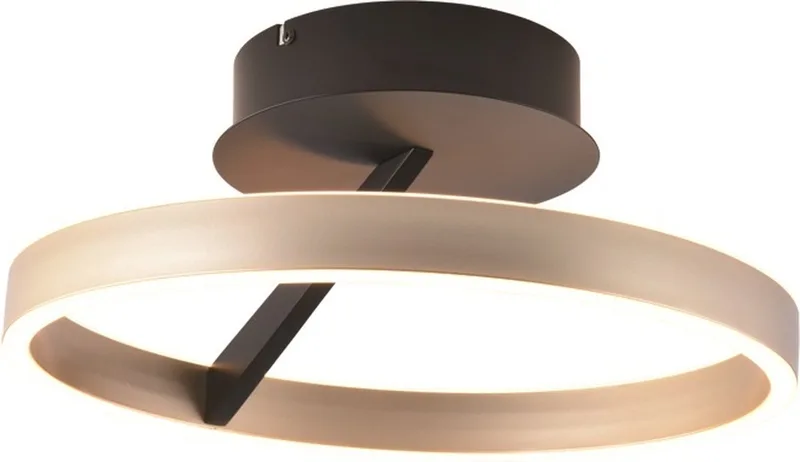 Pilota Plafondlamp cirkel d:40 cm zwart-goud 2700k 3-step - Modern by Freelight in Gold, Black – product photo